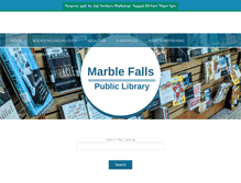 Tablet Screenshot of marblefallslibrary.org